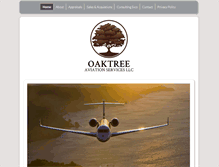 Tablet Screenshot of oaktreeaviation.com